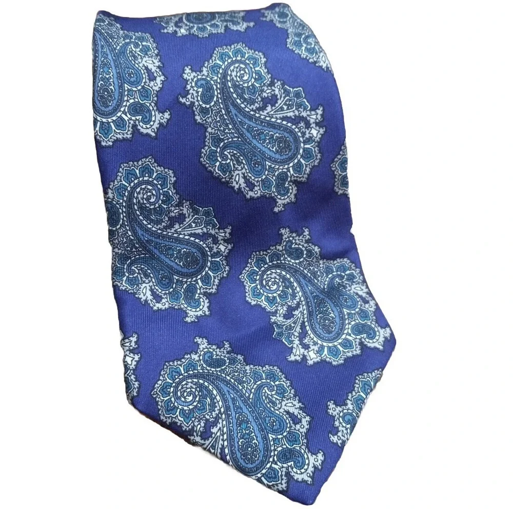 CHRISTIAN DIOR Monsieur Silk Necktie Purple Made in USA 54